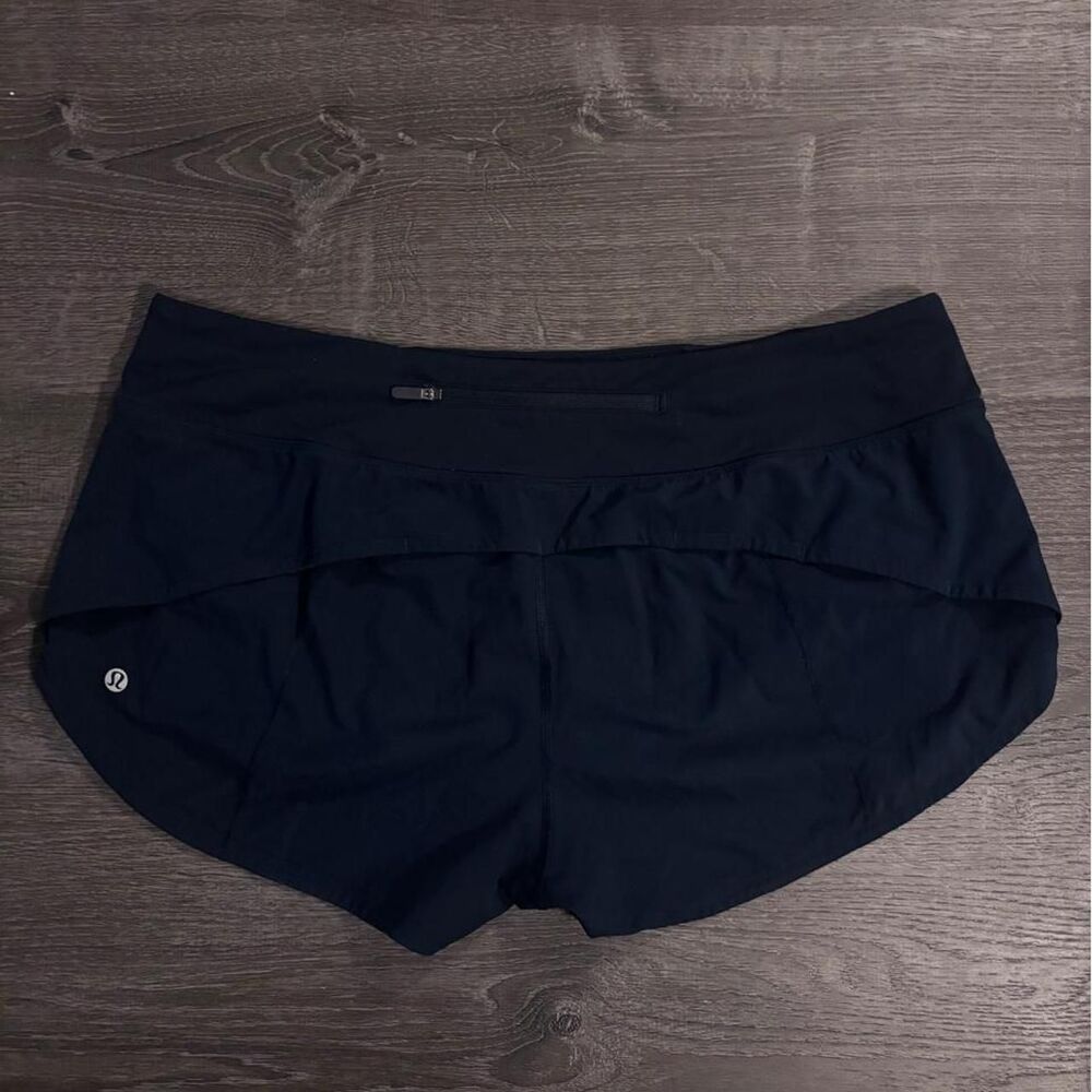 Lululemon Navy Speed Up Shorts Size 12